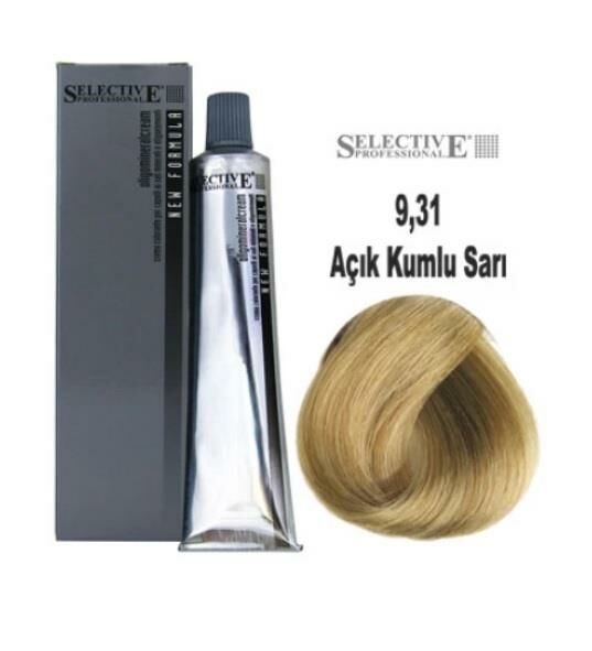 Selective Professional Tüp Saç Boyası 9.31 Açık Kumlu Sarı 60 ml