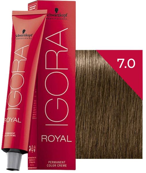 Schwarzkopf Igora Royal Saç Boyası 7.0 Kumral Ekstra Doğal 60 ml
