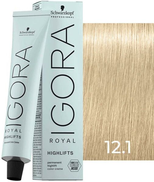Schwarzkopf Igora Royal Highlifts Saç Boyası 12.1 Sarı Sandre 60 ml
