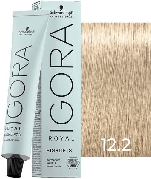 Schwarzkopf Igora Royal Highlifts Saç Boyası 12.2 Ultra Sarı Açıcı 60 ml