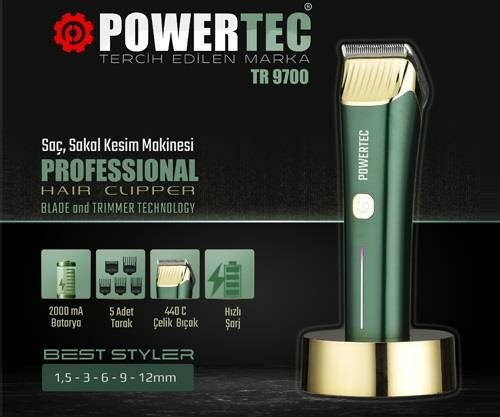 Powertec Tr 9700 Saç ve Sakal Tıraş Makinesi