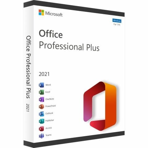 Microsoft Office 2021 Profesyonel Plus (Maile Kayıt)