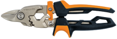 Fiskars 1027212 PowerGear Metal Levha Makası - Kısa Kesim(Bulldog)