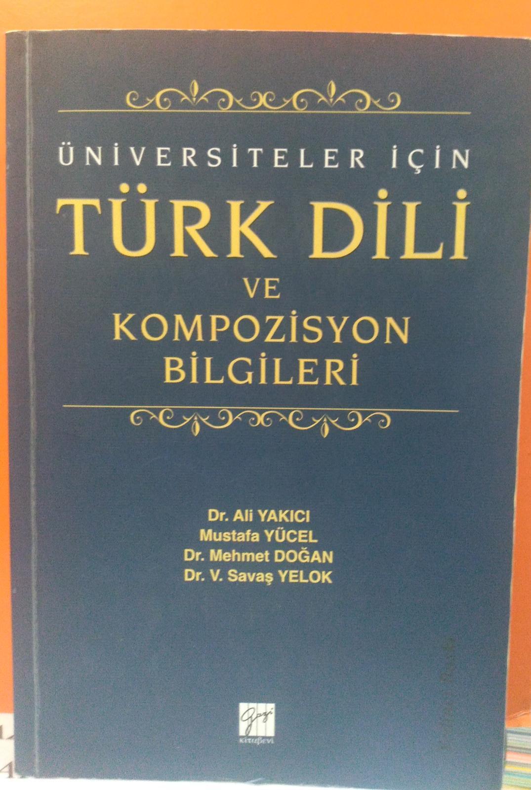 Türk Dili ve Kompozisyon Bilgileri