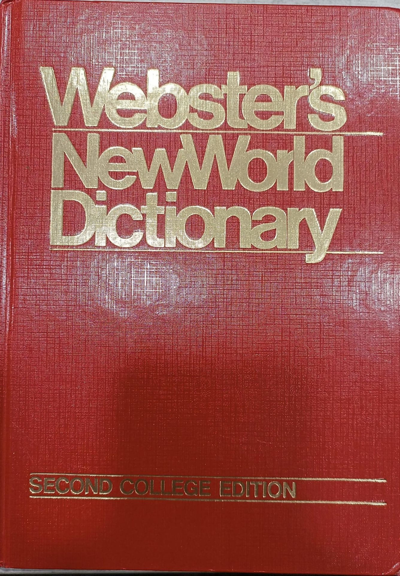 Webster's New World Dictionary - Ciltli Büyük Boy