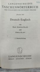 Langenscheids Taschenwörterbuch - Deutsch - English Sözlük