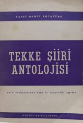 Tekke Şiiri Antolojisi - Vasfi Mahir Kocatürk