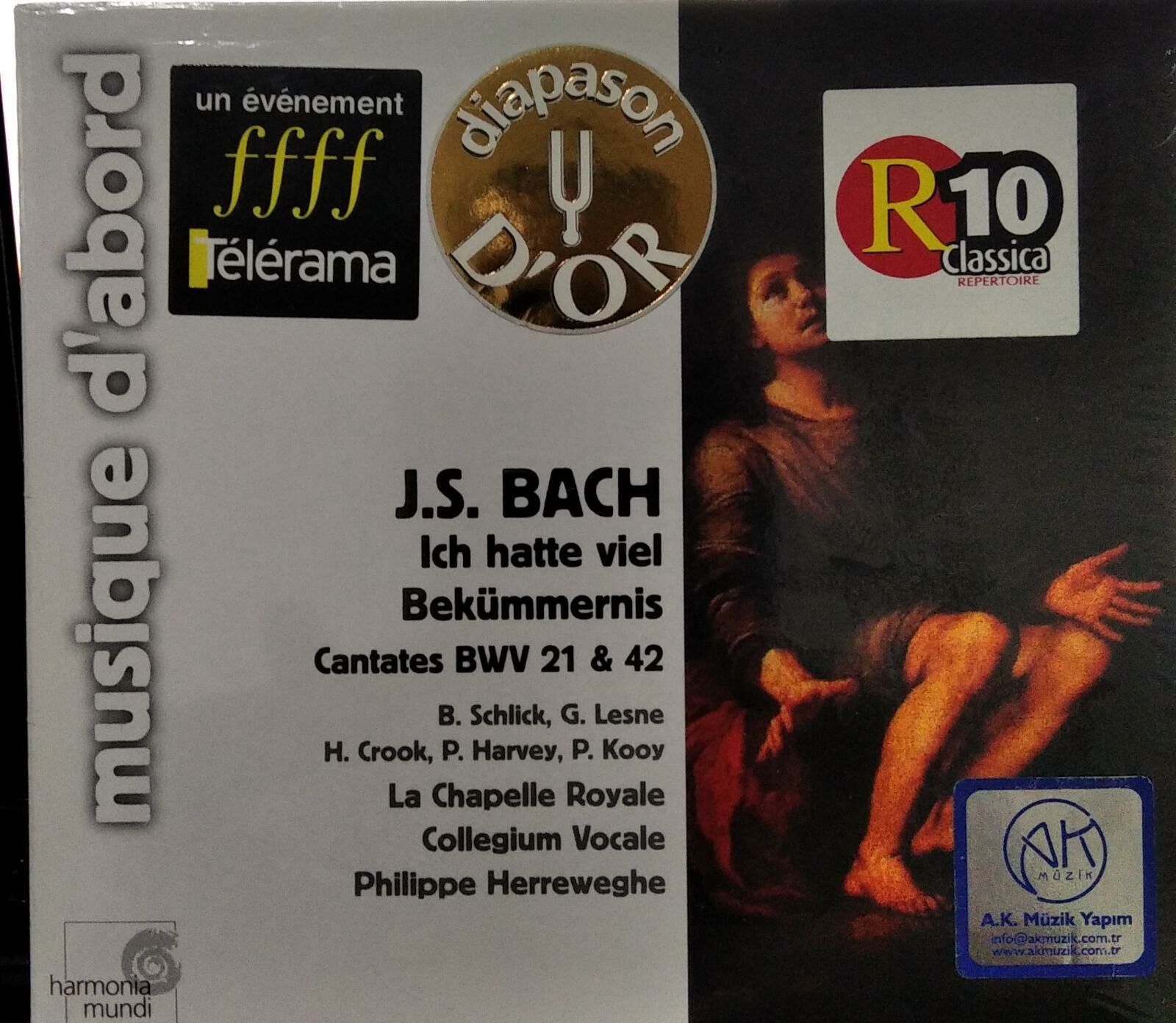 Musique d'abord - J.S. BACH - CD