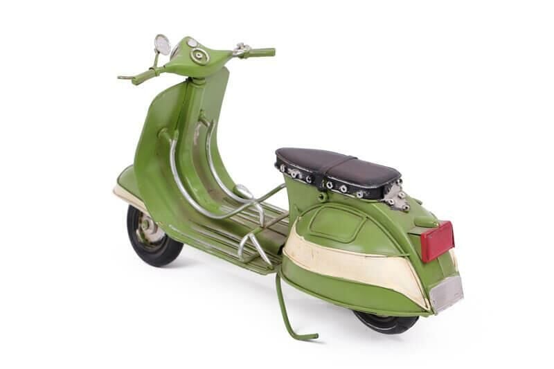 Dekoratif Metal Scooter Vintage Hediyelik Biblo