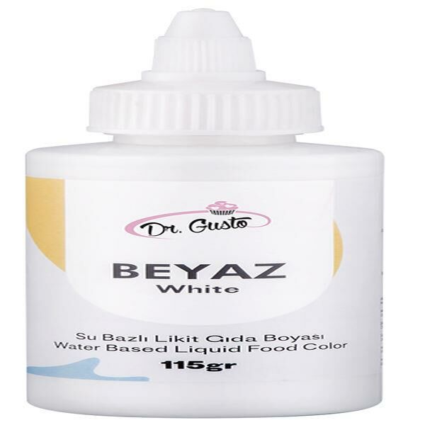 DR GUSTO 115 GR SU BAZLI LİKİT BOYA BEYAZ