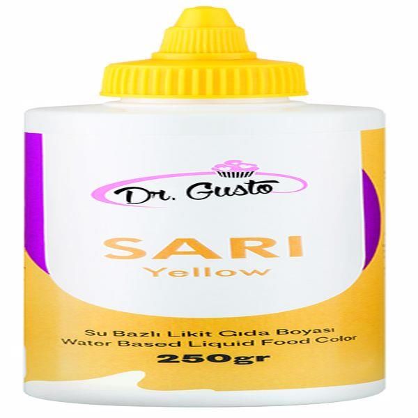 DR GUSTO 250 ML LİKİT BOYA SARI