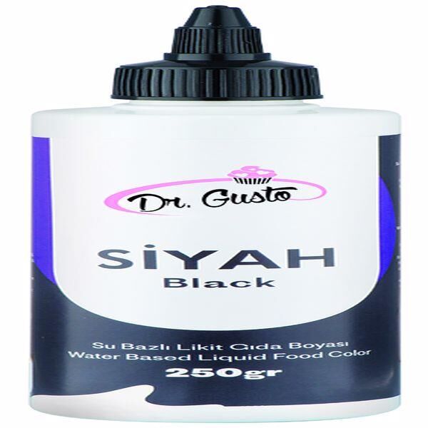 DR GUSTO 250 ML LİKİT BOYA SİYAH