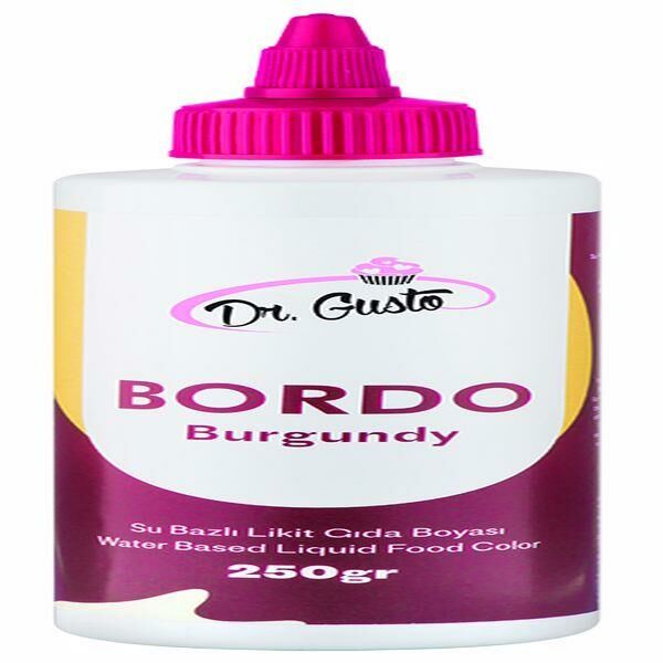 DR GUSTO 250 ML LİKİT BOYA BORDO