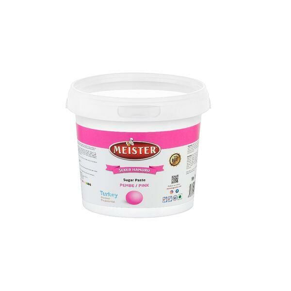 MEİSTER ŞEKER HAMURU KAP.DEKOR 1 KG PEMBE