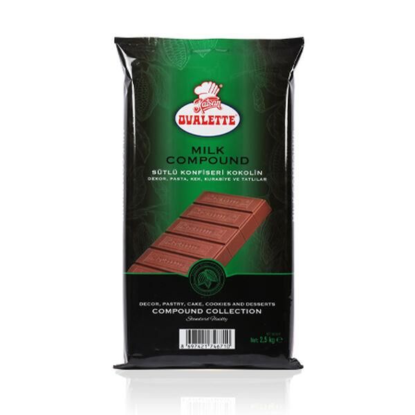 050-842 OVALETTE KONFİSERİ SÜTLÜ KOKOLİN 2,5 KG