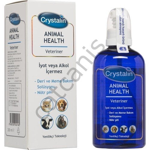 Crystalin Kedi Köpek İçin Göz, Kulak Ve Ağız Bakım Solüsyonu 50 Ml