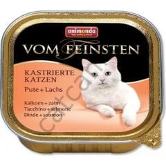 Animonda Kısırlaştırılmış Kediler İçin Hindi Ve Somonlu Kedi Konserve 100 G