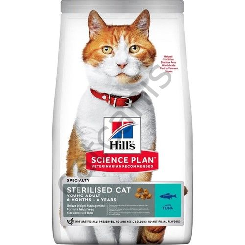 Hills Sterilised Kısırlaştırılmış Ton Balıklı Kedi Maması 15 kg