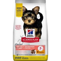 Hill's Perfect Digestion Tavuk Etli ve Kahverengi Pirinçli 3 kg Küçük Irk Yavru Köpek Maması