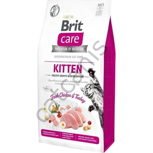 Brit Care Kitten Tavuklu ve Hindili 7 kg Yavru Kedi Maması