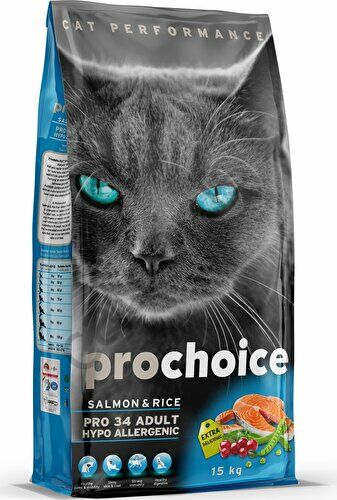 Prochoice Pro 34 Somon Ve Pirinçli Kedi Kuru Mama 15 Kg