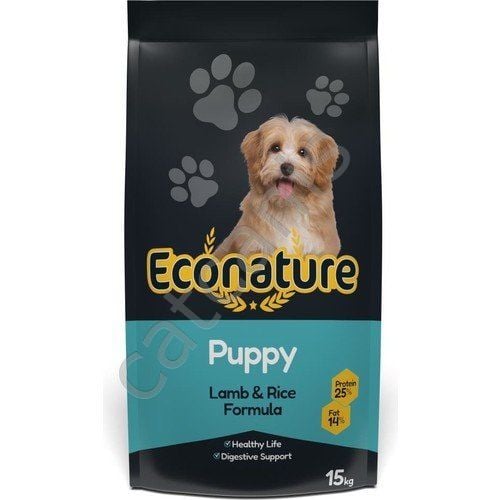 Econature Plus Kuzu Etli ve Pirinçli 15 kg Yavru Köpek Maması