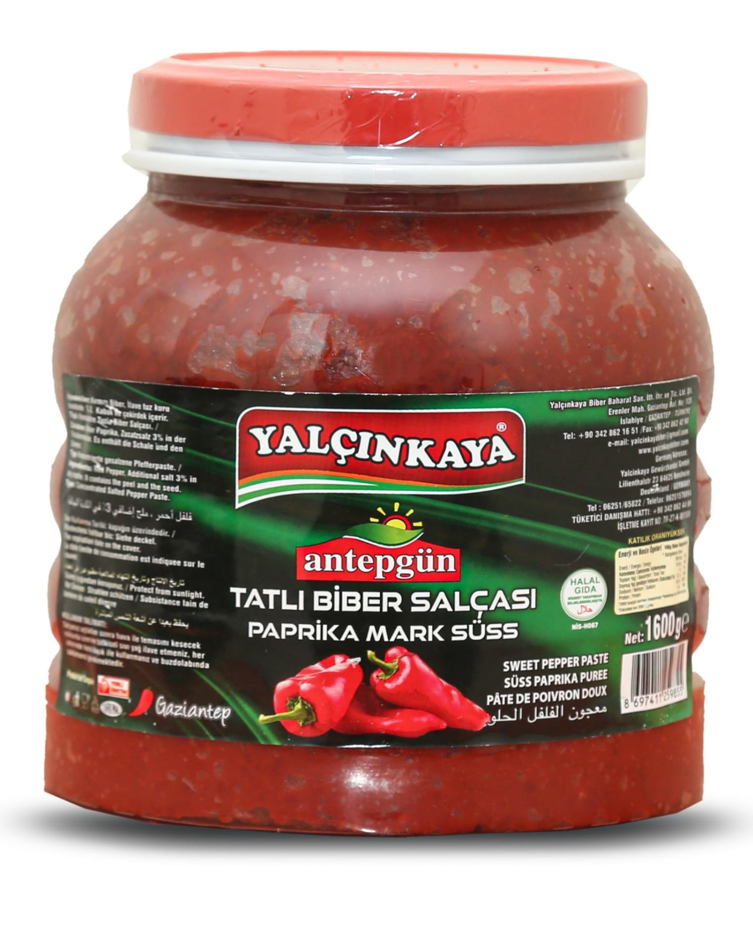 1600 g.  CAMPET TATLI BİBER SALÇASI