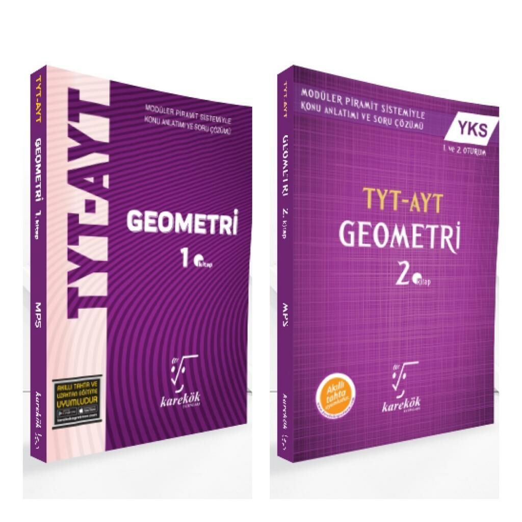 Karekök Yayınları Tyt-Ayt Geometri MPS 1-2 (Modüler Piramit Sistemi)