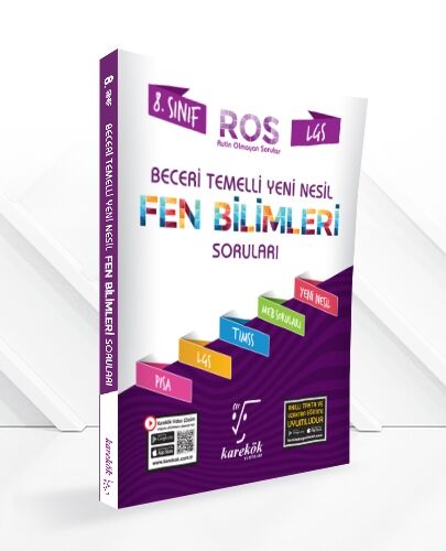 Karekök Yayınları 8. Sınıf LGS Beceri Temelli Yeni Nesil Fen Bilimleri Soruları