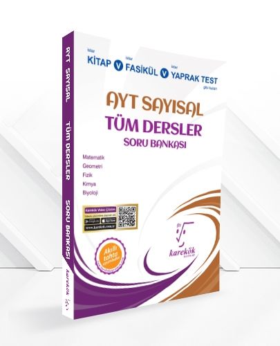 Karekök Yayınları AYT Tüm Dersler Soru Bankası (Sayısal)