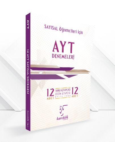 Karekök Yayınları AYT 12'li Deneme Seti (Sayısal)