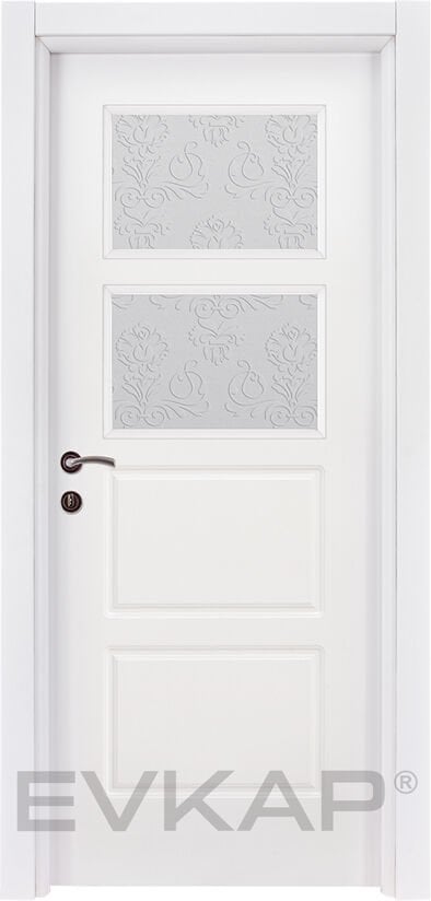 PVC-117 Bute Beyaz Pvc Kapı