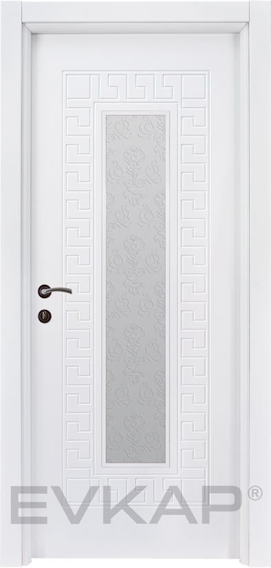 PVC-140 Bute Beyaz Pvc Kapı