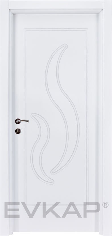 PVC-170 Bute Beyaz Pvc Kapı
