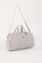 Unisex Spor Çantası Günlük Kadın Çantası - Erkek Seyahat, Spor, Fitness, Gym Ayakkabı Bölmeli Çanta - GRI