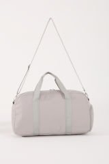 Unisex Spor Çantası Günlük Kadın Çantası - Erkek Seyahat, Spor, Fitness, Gym Ayakkabı Bölmeli Çanta - GRI