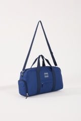 Unisex Spor Çantası Günlük Kadın Çantası - Erkek Seyahat, Spor, Fitness, Gym Ayakkabı Bölmeli Çanta - LACIVERT