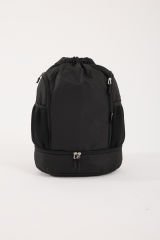 Spor Sırt Çantası & Futbol, Basketbol, Voleybol Çantası & Ayakkabı Bölmeli Antrenman Fitness Çantası - SIYAH