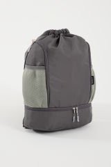 Spor Sırt Çantası & Futbol, Basketbol, Voleybol Çantası & Ayakkabı Bölmeli Antrenman Fitness Çantası - GRI