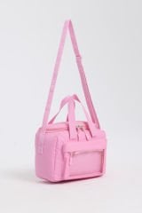 Roxbros Kore Kawaii Tarzı Isı Yalıtımlı Beslenme Çantası, Kız Çocuk & Erkek Çocuk Termal Lunch Bag (PEMBE)