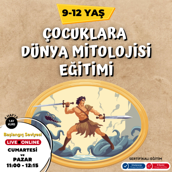 Dünya Mitoloji Eğitimi 9-12 Yaş Çocuklara