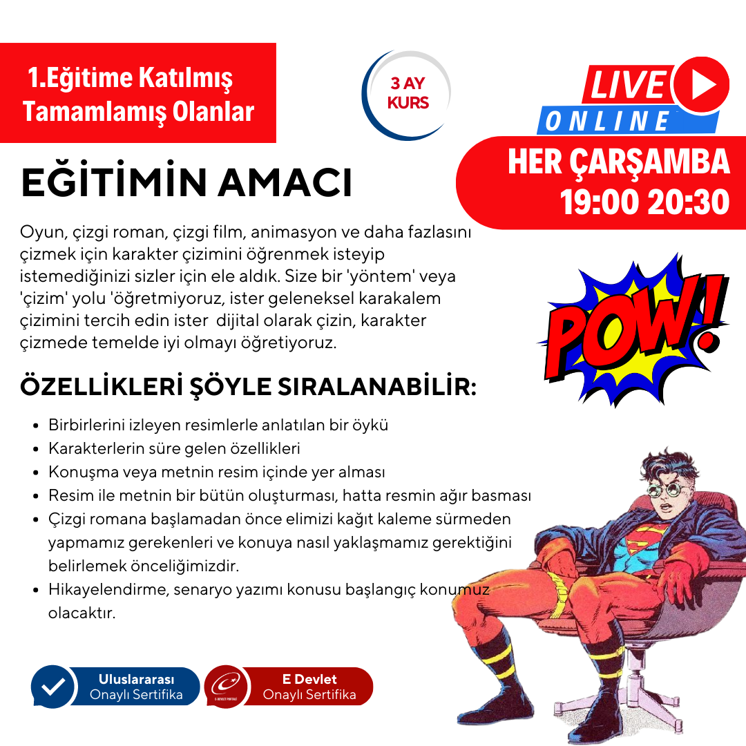 kolay süpermen karakalem çizimleri