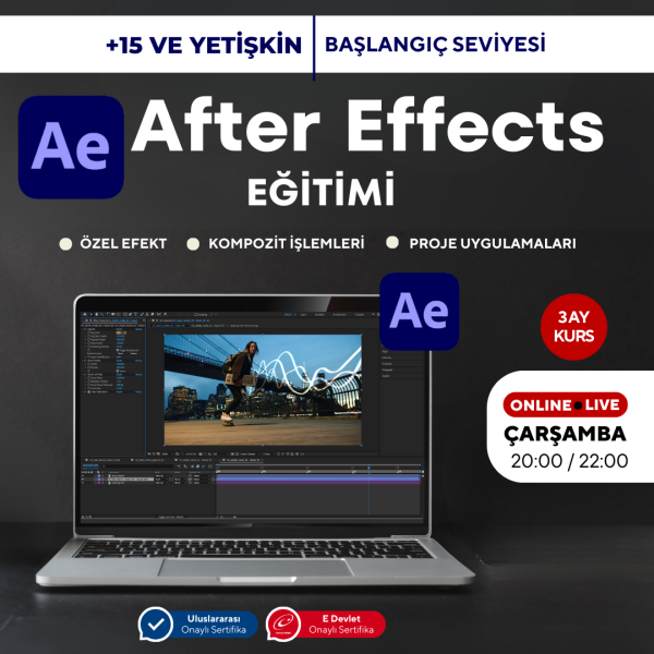After Effects Eğitimi ( Online ) Temel Seviye