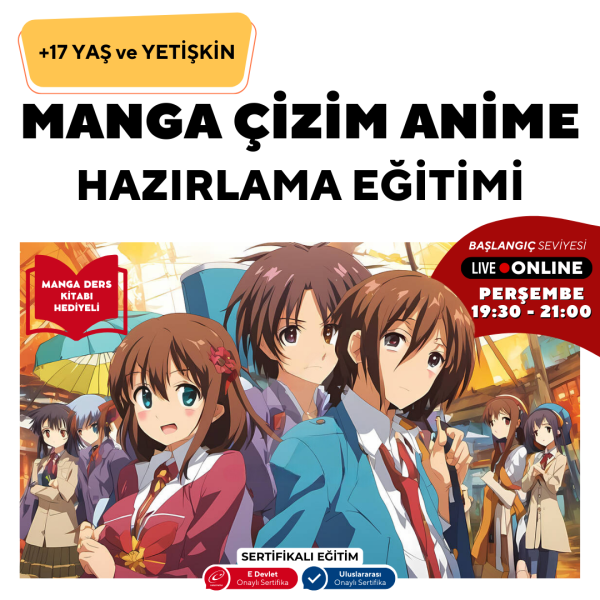 Manga ve Anime Eğitimi (17 Yaş ve Yetişkin)