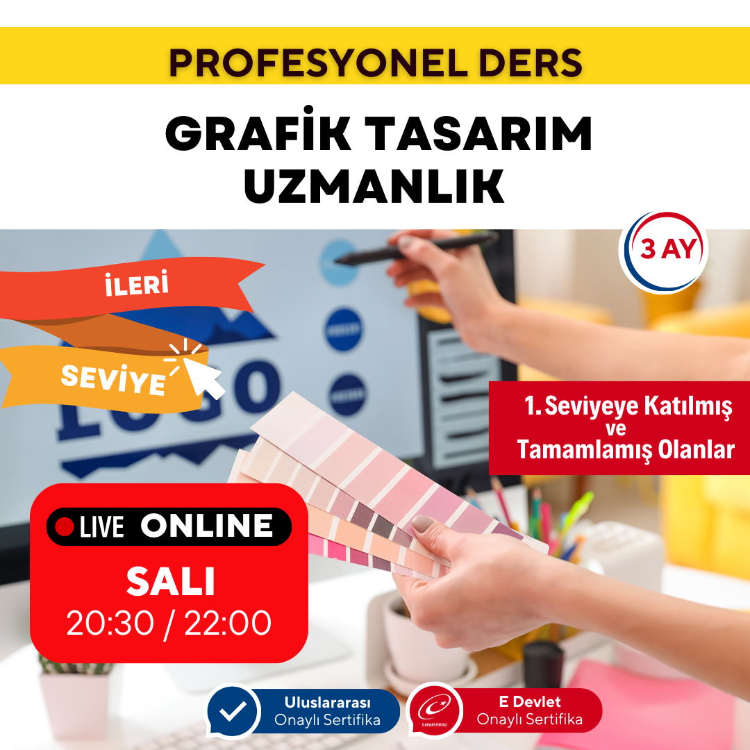 Online Atölye- Grafik Tasarım Uzmanlık Kursu (İleri Seviye)