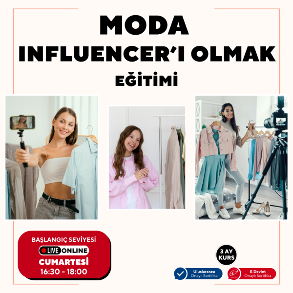 Moda Influencer'ı Olmak Eğitimi ( Online )