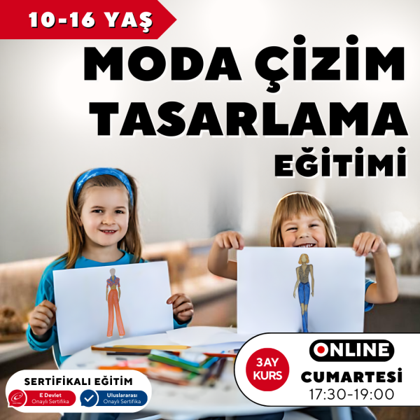 Moda Tasarım ve Çizim Eğitimi (10-16 Yaş)