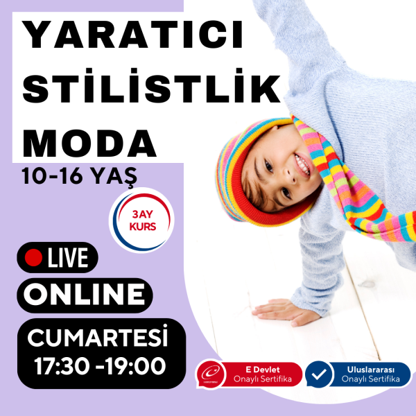 Yaratıcı Stilistlik ve Moda Eğitimi (10-16 Yaş)