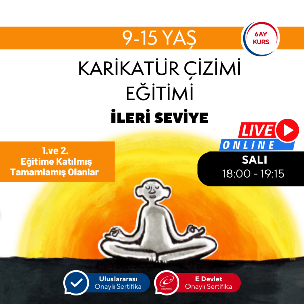 Karikatür Çizimi Eğitimi İleri Seviye (9-15 Yaş)