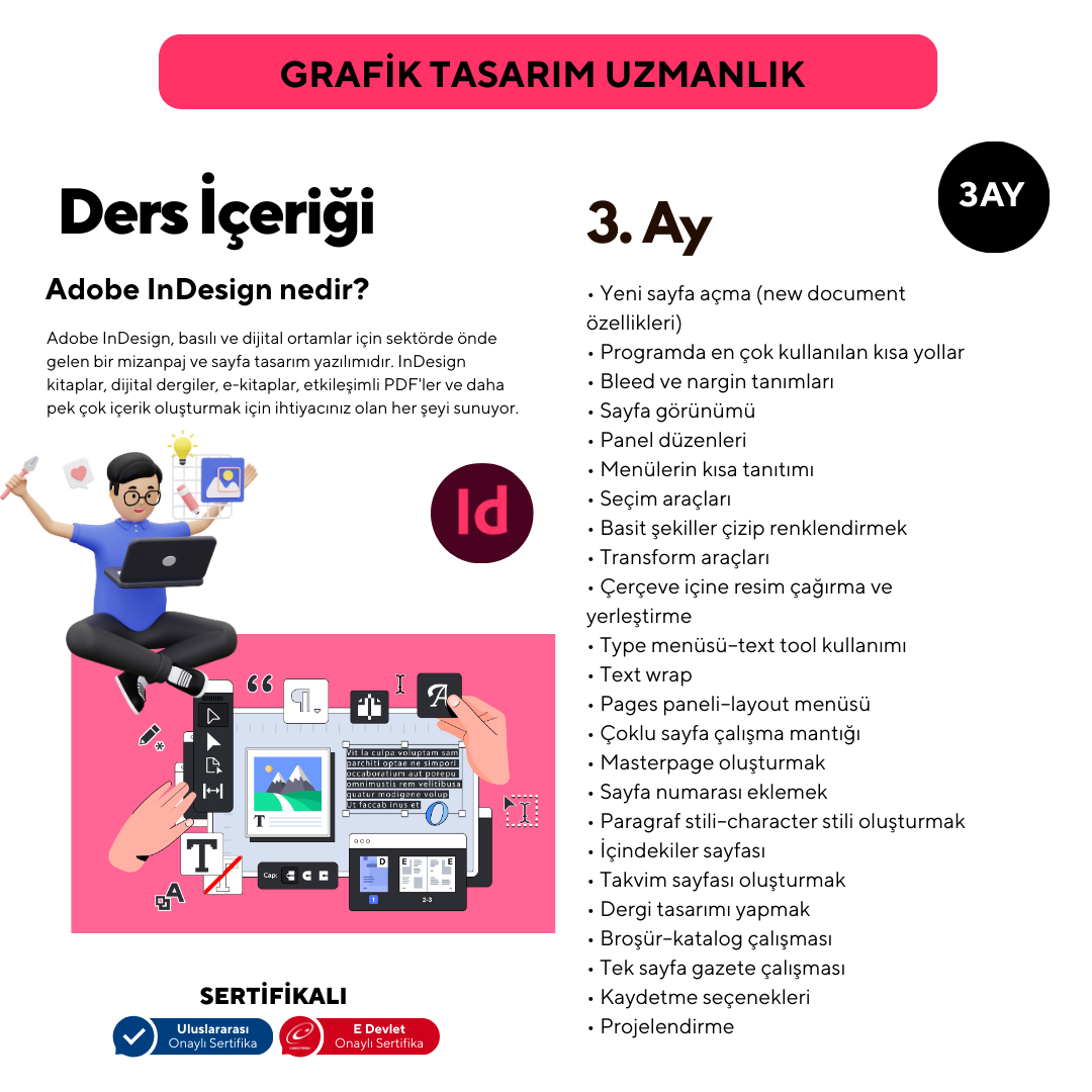 Online Atölye-Grafik Tasarım Uzmanlık Kursu
